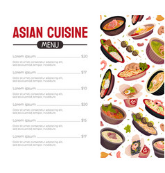 Asian Food And Cuisine Menu Banner Design