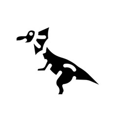 Dilophosaurus Dinosaur Animal Glyph Icon