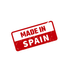 Made In Spain Rubber Stamp