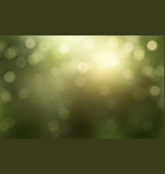 Nature Green Bokeh Soft Light Abstract Background