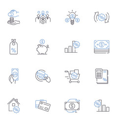 Order Management Line Icons Collection