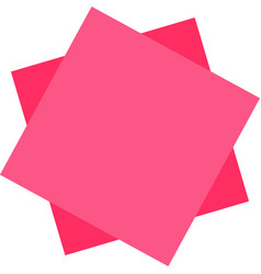 Abstract Geometric Pink Overlay Square Background