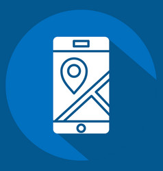 Icon Mobile Gps Related To Navigation Symbol Long