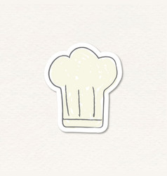 Cute Doodle Chef Hat Sticker