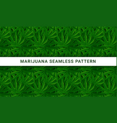 Marijuana Leaves Seamless Pattern