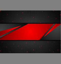 Red And Black Technology Background With Paper