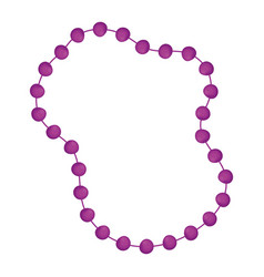 Pink Mardi Gras Necklace