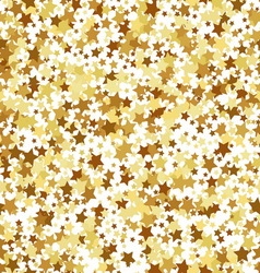 Gold star seamless pattern Royalty Free Vector Image