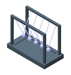 Newton Ball Stand Icon Isometric Cradle