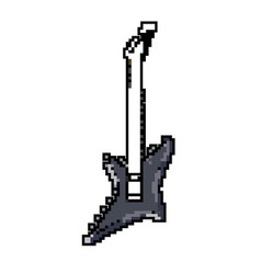 Rock Guitar Music Game Pixel Art