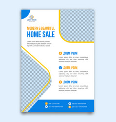 Modern Home Sale Flyer Template Design