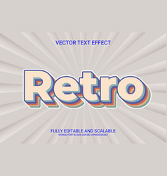 Retro Eps 3d Text Effect