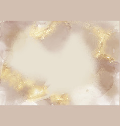 Elegant Hand Painted Background With Glittery