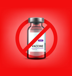 No Vaccination Covid19 Dissident Concept