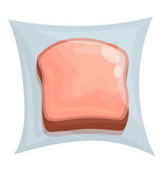 Pork Meat Bag Icon Cartoon Food Pack