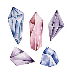 Watercolor Set Crystals