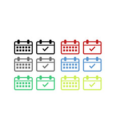 Calendar Icon Set