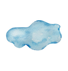 Watercolor Blue Cute Cloud