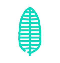 Banana Tropical Leaf Color Icon