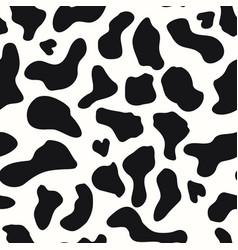 Cow Marks Seamless Pattern Heart Shaped