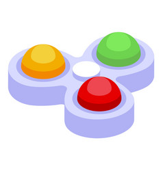 Fidget Toy Icon Isometric Popit Game