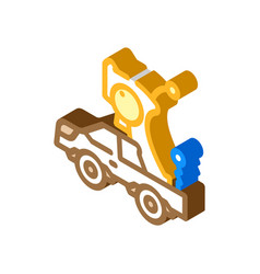 Remote Controlled Toy Child Isometric Icon