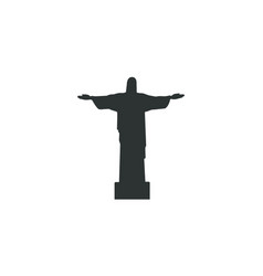 Silhouette Of A Statue To Jesus Christ In Rio