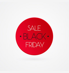 Black Friday Circle Icon Isolated