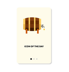 Beer Barrel Flat Icon