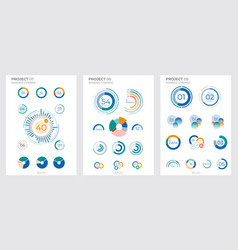 Design Business Elements Charts In Color