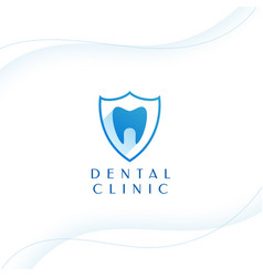 Dentofacial Dental Clinic Logo Template For Tooth