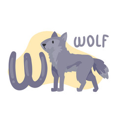 Wolf And W Letter