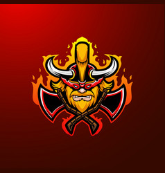 Angry Dwarf Gaming Esport Emblem Mascot Logo