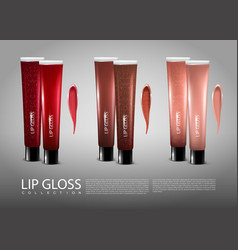 Lip Gloss Bottle Set