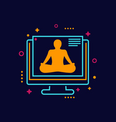 Online Yoga Training Icon