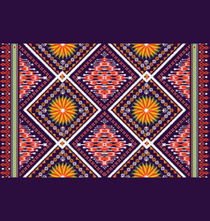 Aztec Ethnic Background Design With A Seaml