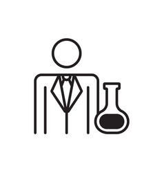 Data Scientist Management Iconwith Black