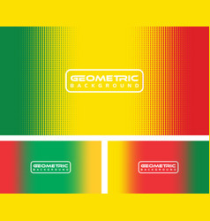 Rasta Color Geometric Background