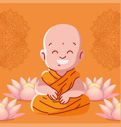 Buddhist Little Monk