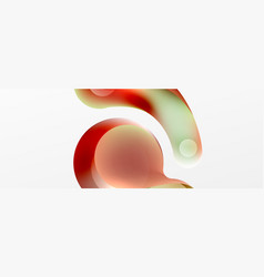 Fluid Abstract Background Round Shapes And Circle