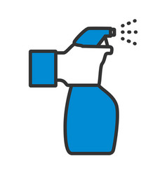 Hand Holding Sanitizer Bottle Icon