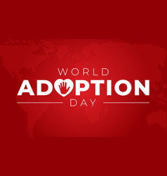 World Adoption Day Background