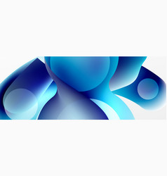 Fluid Abstract Background Round Shapes And Circle