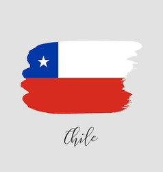 Chile Watercolor National Country Flag Icon