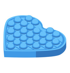 Heart Popit Toy Icon Isometric Antistress