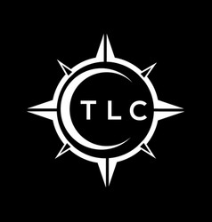 Tlc Abstract Technology Logo Design On Black