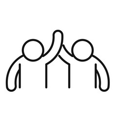 Trust Group Work Icon Outline Social