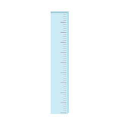 Clear Blue Ruler For Art Craft