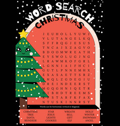 Christmas Word Search Puzzle