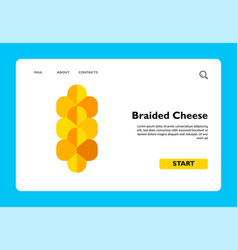 Braided Cheese Icon